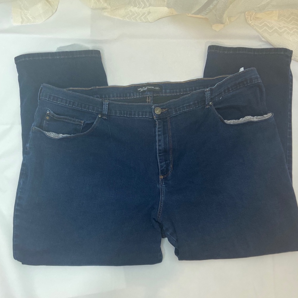 Lee Platinum Label 24 W Petite Dark Wash Jeans
